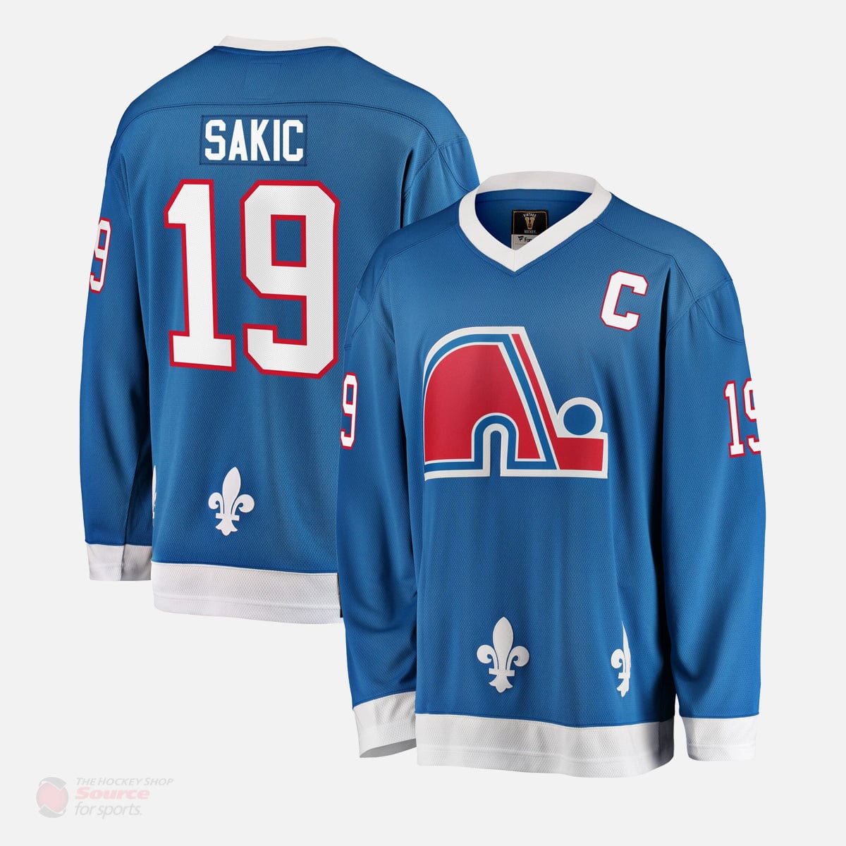 Quebec Nordiques Fanatics Breakaway Retired Senior Jersey - Joe Sakic
