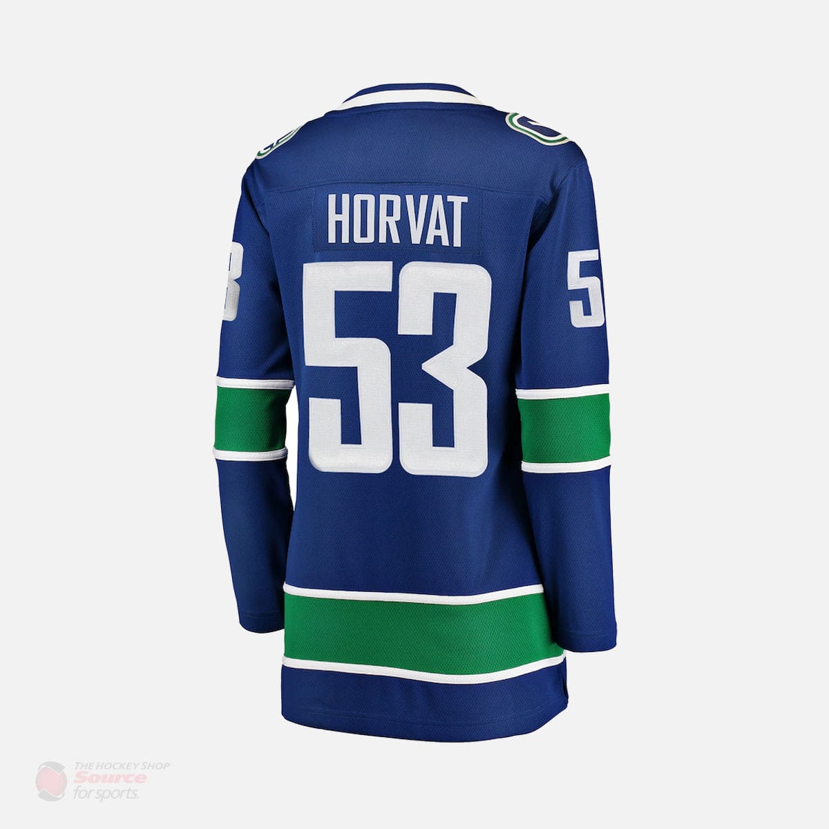 Vancouver Canucks Home Fanatics Breakaway Womens Jersey (2018) - Bo Ho