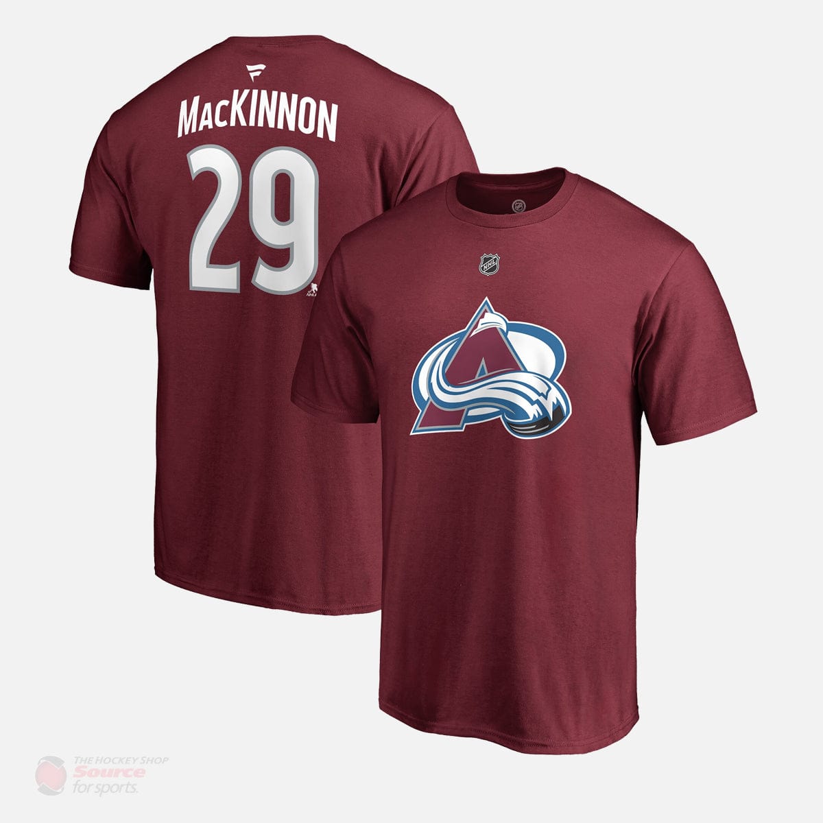 Colorado Avalanche Fanatics Authentic Name & Number Mens Shirt - Nathan MacKinnon