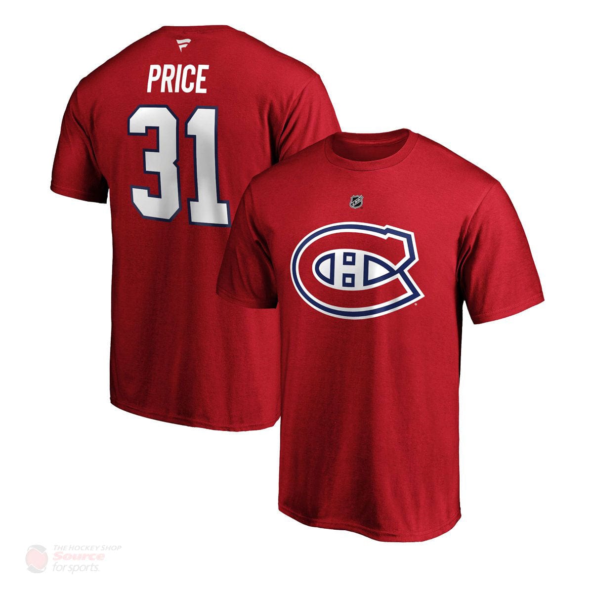 Montreal Canadiens Fanatics Authentic Name & Number Mens Shirt - Carey Price
