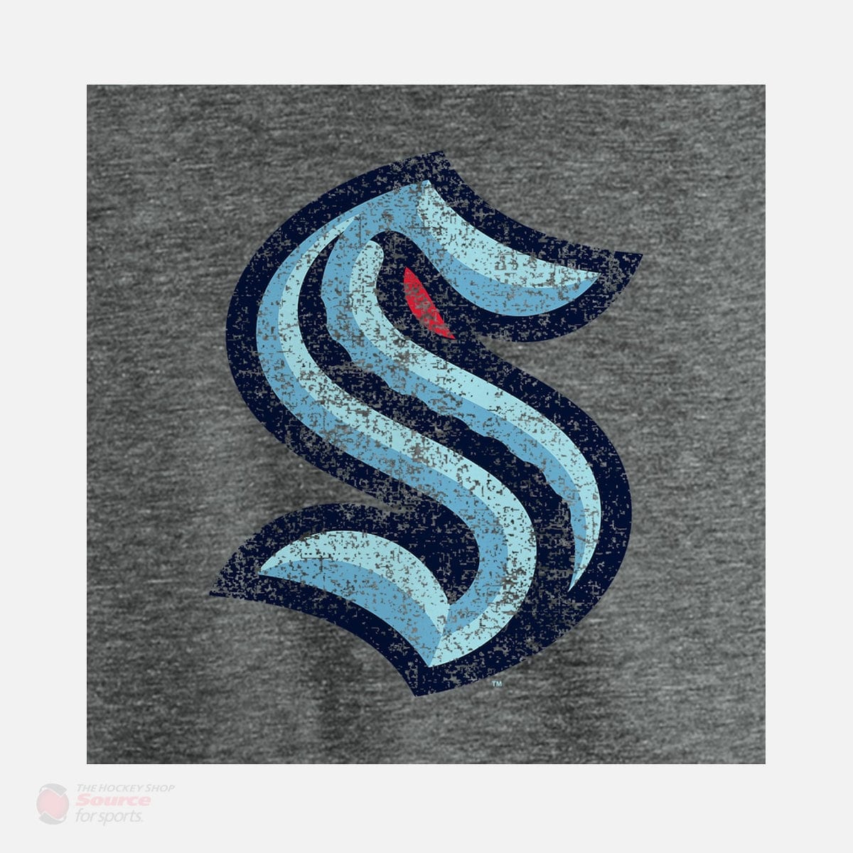 Seattle Kraken Fanatics Distressed Tri-Blend Mens Shirt