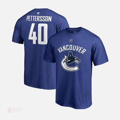 Vancouver Canucks Fanatics Authentic Name & Number Mens Shirt (2018) - Elias Pettersson