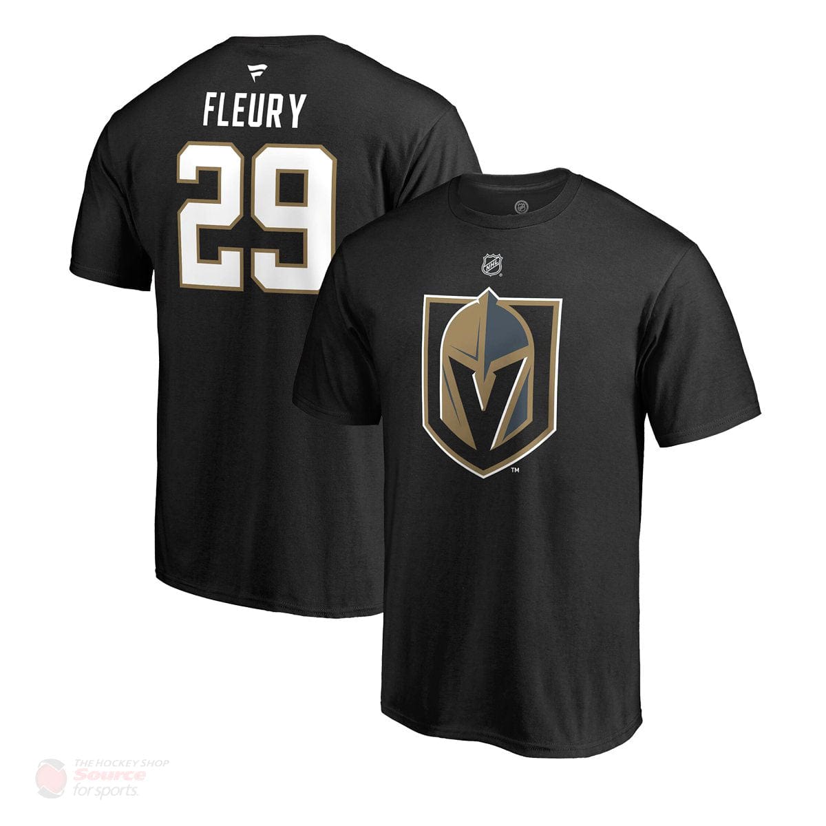 Vegas Golden Knights Fanatics Authentic Name & Number Mens Shirt - Marc-Andre Fleury