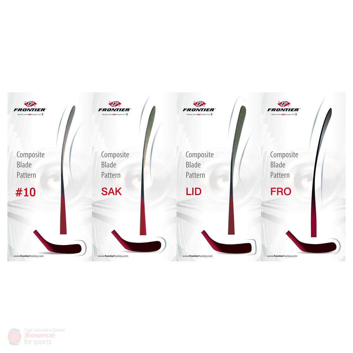 Frontier F-Blue ABS Standard Senior Wood Hockey Blade