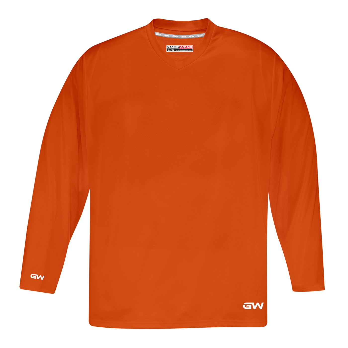 Orange hockey practice jersey outlet