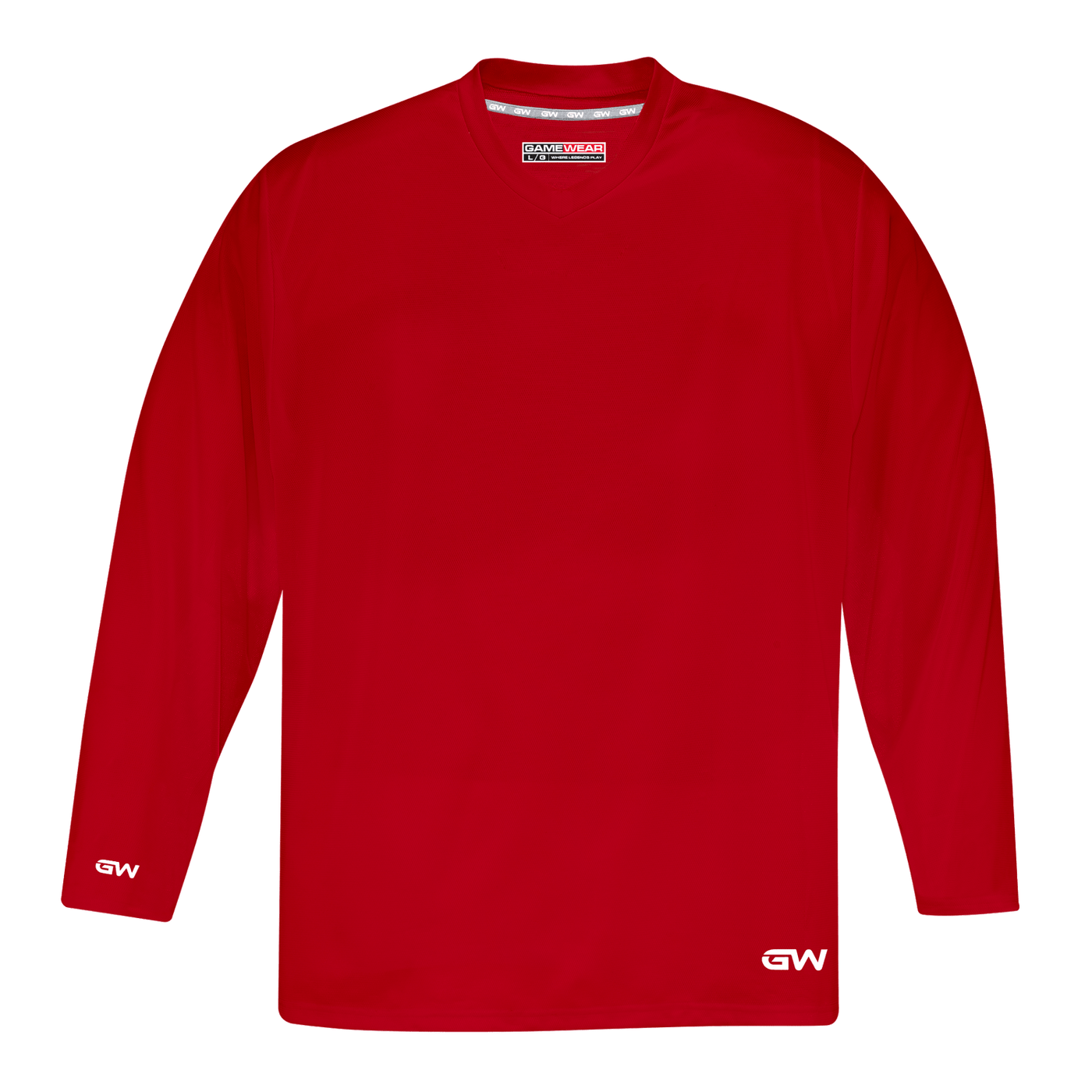 GameWear GW5500 ProLite Series Senior Hockey Practice Jersey - Red - The Hockey Shop Source For Sports
