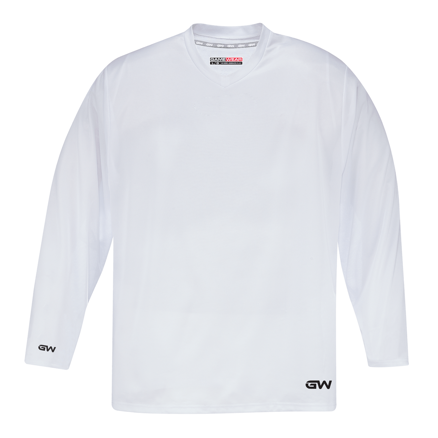 GameWear GW5500 ProLite Series Senior Hockey Practice Jersey - White - The Hockey Shop Source For Sports