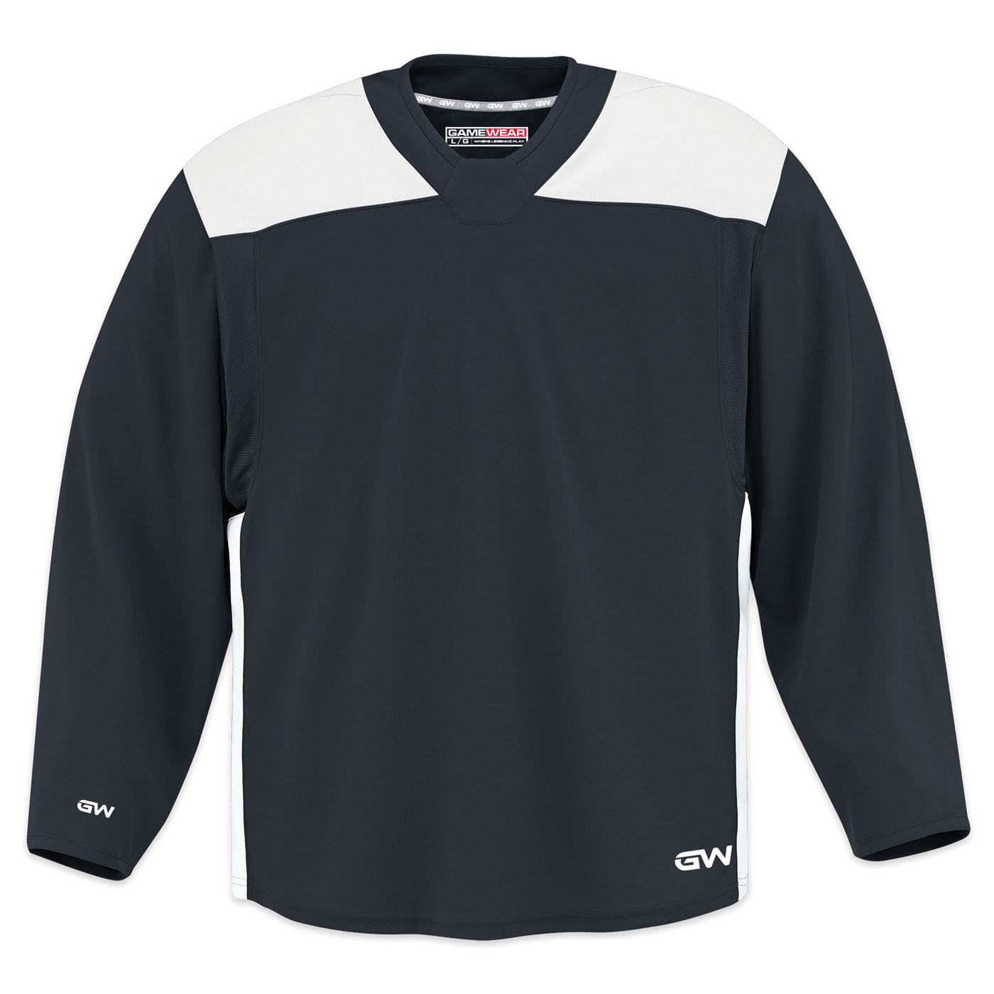 GameWear GW6500 ProLite Series Junior Hockey Practice Jersey Black