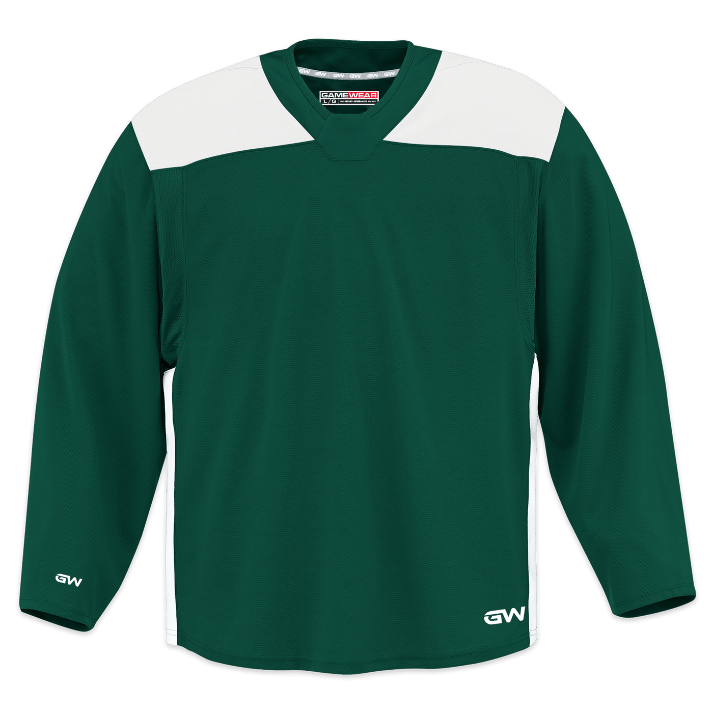 GameWear GW6500 ProLite Series Junior Hockey Practice Jersey - Dark Green / White - The Hockey Shop Source For Sports