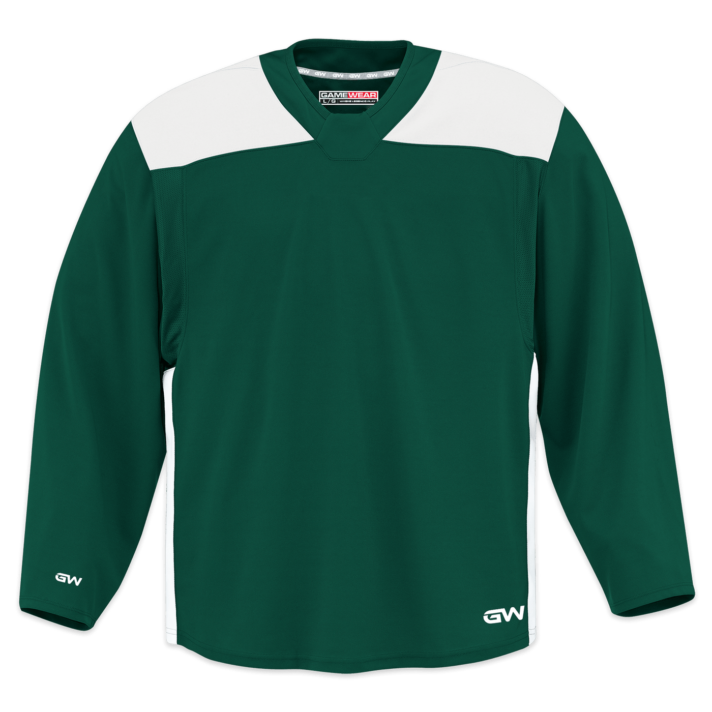 GameWear GW6500 ProLite Series Junior Hockey Practice Jersey - Dark Green / White - The Hockey Shop Source For Sports