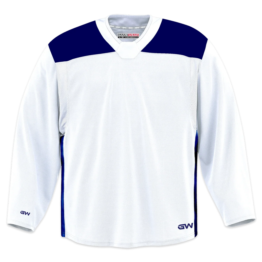 GameWear GW6500 ProLite Series Junior Hockey Practice Jersey White