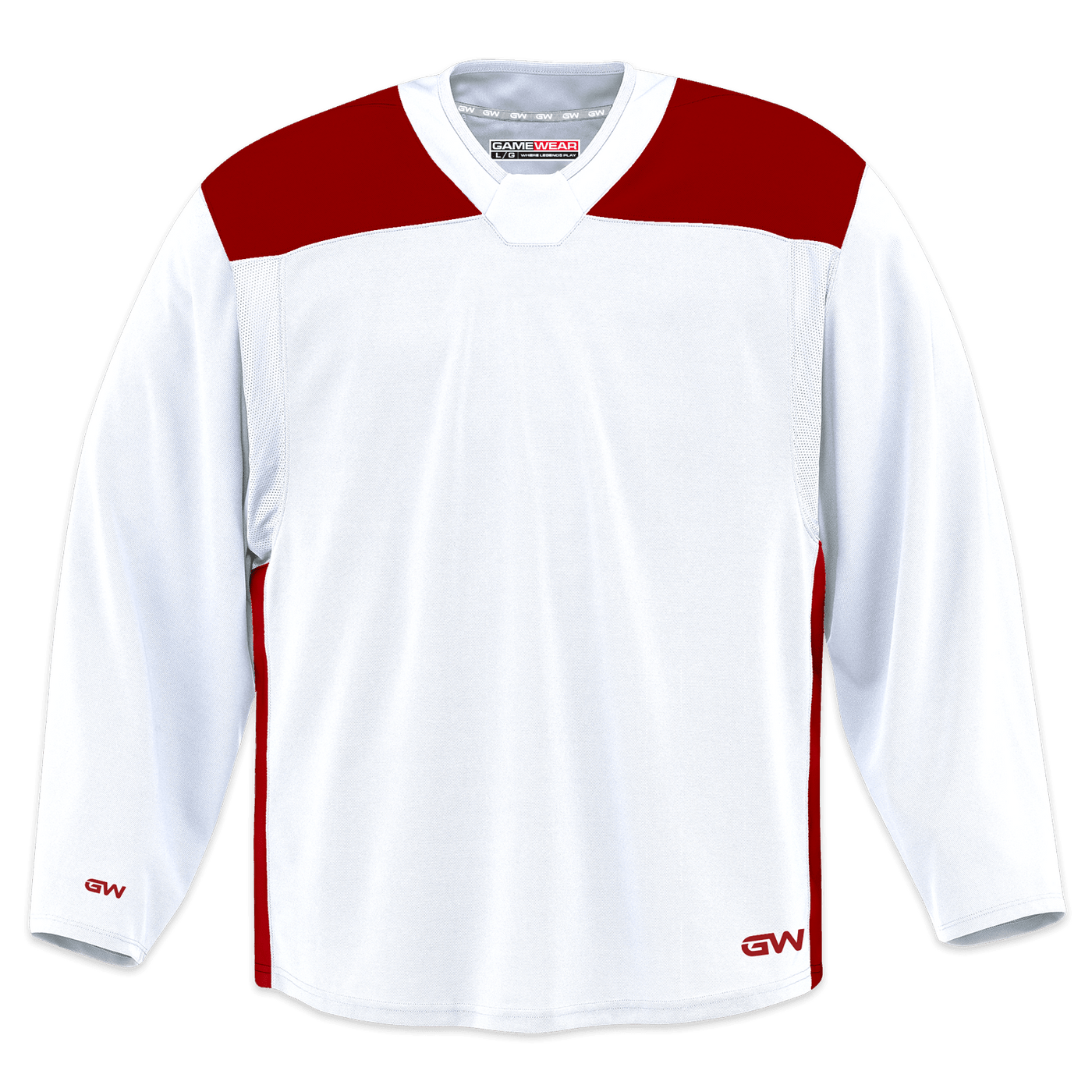 White hockey online jersey practice