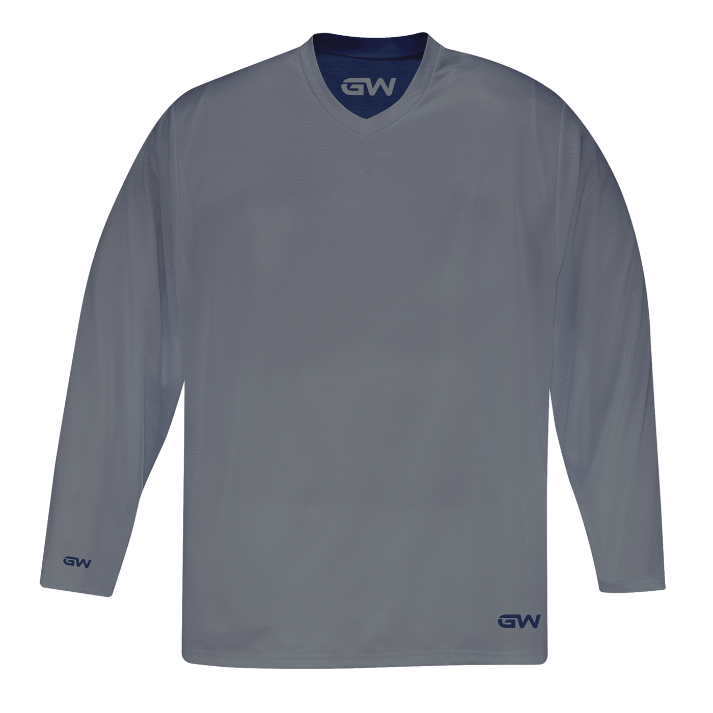 GameWear GW7500 ProLite Series Reversible Senior Hockey Practice Jersey - Grey / Navy - The Hockey Shop Source For Sports