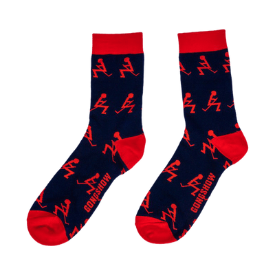 Gongshow Hockey Caution-Celly Hard Socks