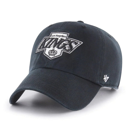 47 Brand NHL Clean Up Adjustable Hat - LA Kings 1988 Black / OSFM - The Hockey Shop