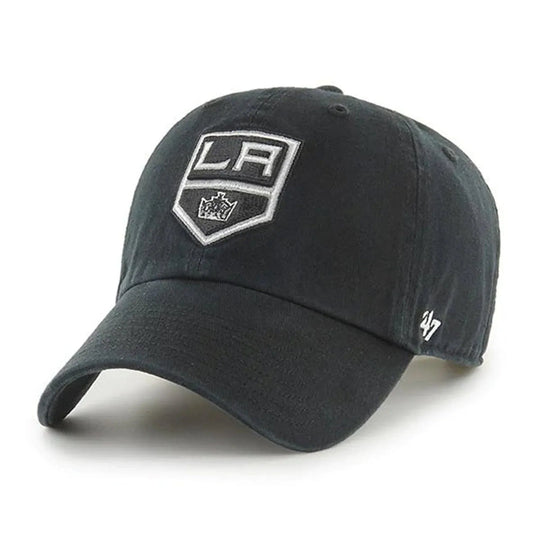 47 Brand NHL Clean Up Adjustable Hat - Los Angeles Kings Black / OSFM - The Hockey Shop