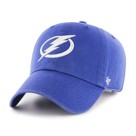 47 Brand NHL Clean Up Adjustable Hat - Tampa Bay Lightning Blue / OSFM - The Hockey Shop
