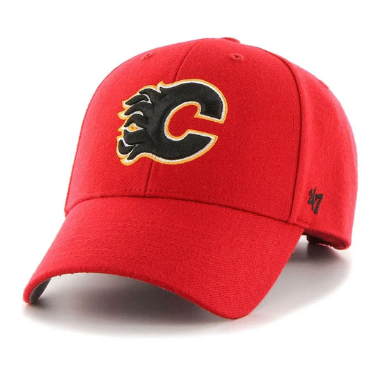 47 Brand NHL MVP Adjustable Hat - Calgary Flames Red / OSFA - The Hockey Shop