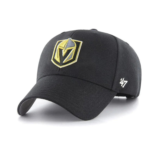 47 Brand NHL MVP Adjustable Hat - Vegas Golden Knights Black / OSFM - The Hockey Shop