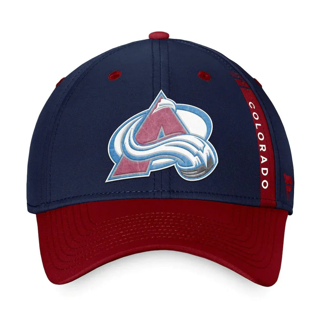 Casquette de camionneur snapback '47 bordeaux Colorado Avalanche à rayures latérales pour hommes