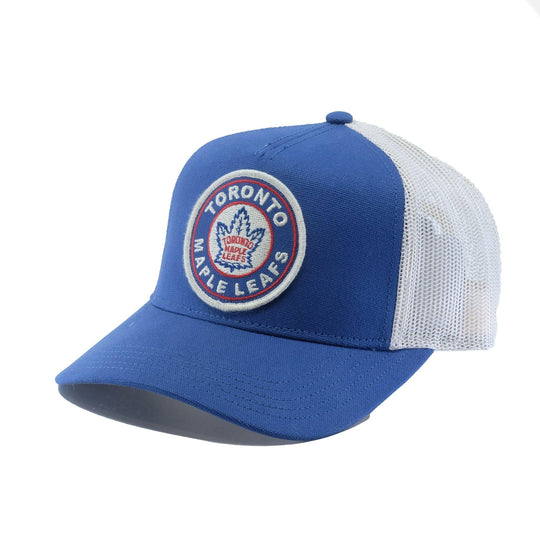 Toronto Maple Leafs American Needle NHL Vintage Valin Snapback Hat Blue / White / OSFM - The Hockey Shop