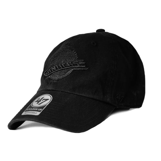 Vancouver Canucks Third Skate 47 Brand NHL Clean Up Tonal Adjustable Hat Black / Black / OSFM - The Hockey Shop