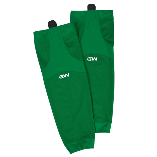 GameWear SK6500 Single Tone Practice Socks - Kelly Green 24" / Kelly Green - The Hockey Shop