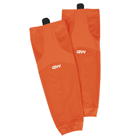 GameWear SK6500 Single Tone Practice Socks - Orange 24" / Orange - The Hockey Shop