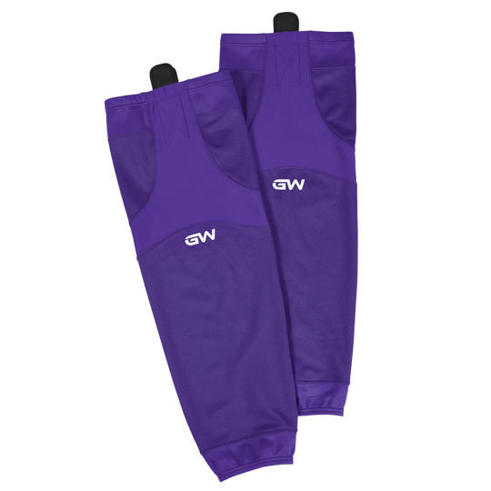 GameWear SK6500 Single Tone Practice Socks - Violet 18" / Violet - The Hockey Shop
