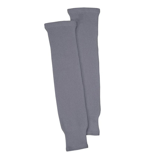 Grey Knit Hockey Socks Grey / SR - The Hockey Shop
