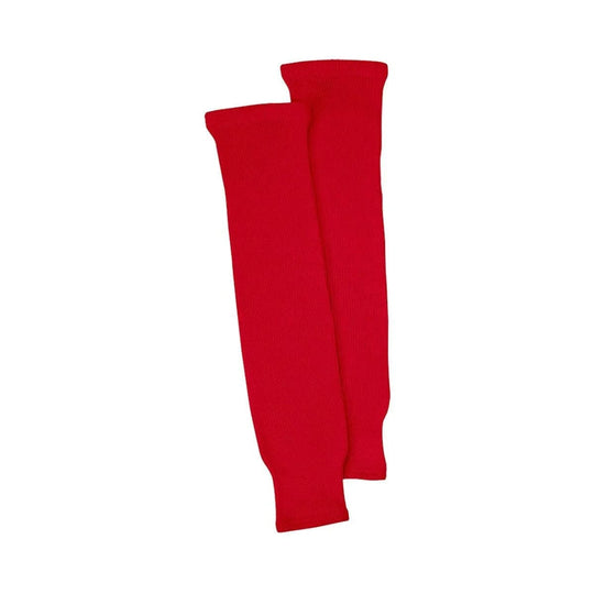 Red Knit Hockey Socks Red / SR - The Hockey Shop