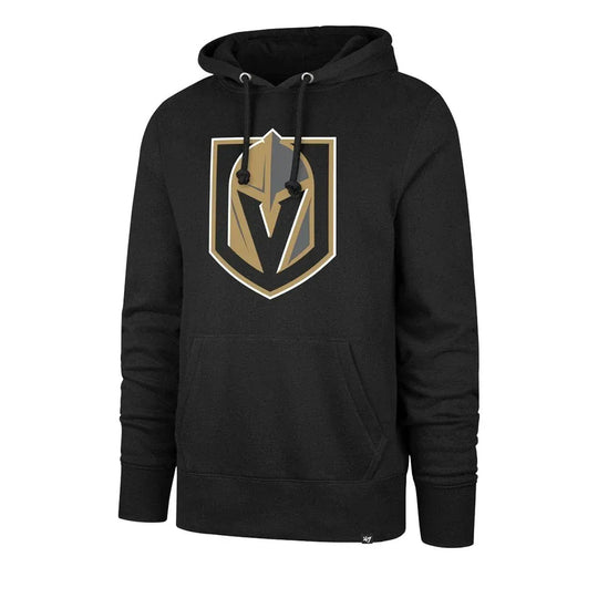 47 Brand Imprint Headline Pullover Mens Hoodie - Vegas Golden Knights Black / L - The Hockey Shop