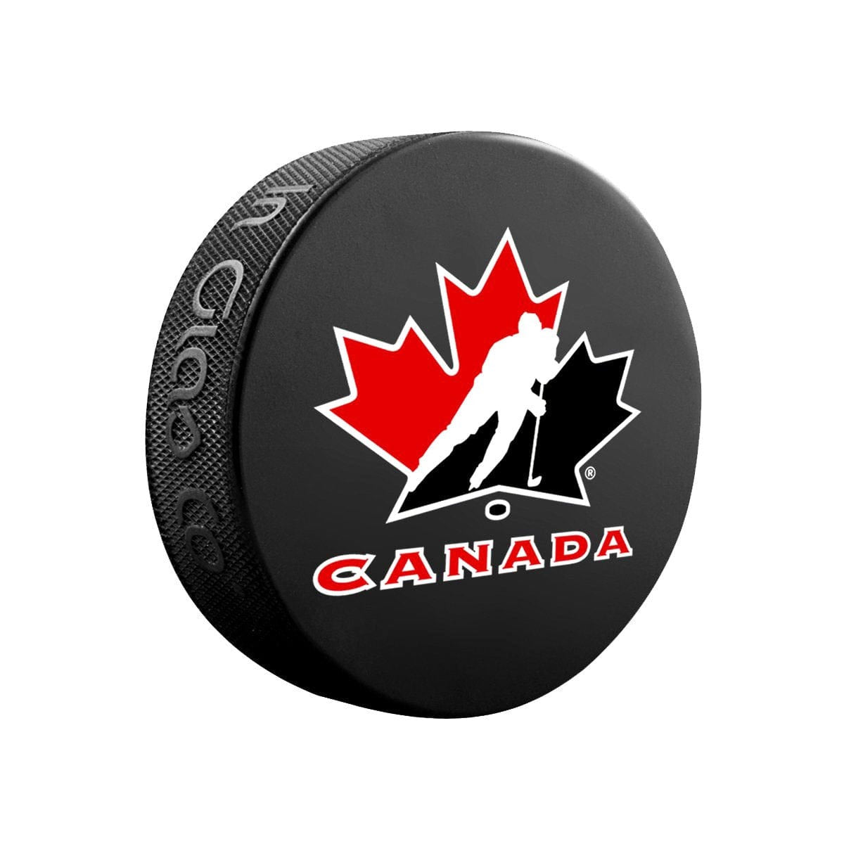 Hockey Canada Inglasco NHL Basic Logo Hockey Puck - The Hockey Shop Source For Sports