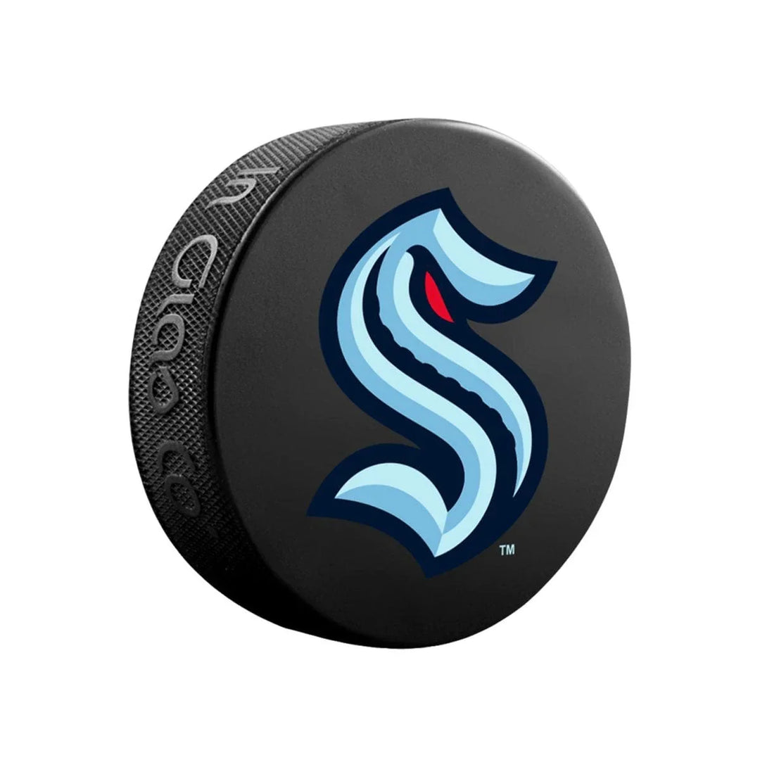 Seattle Kraken Inglasco NHL Basic Logo Hockey Puck