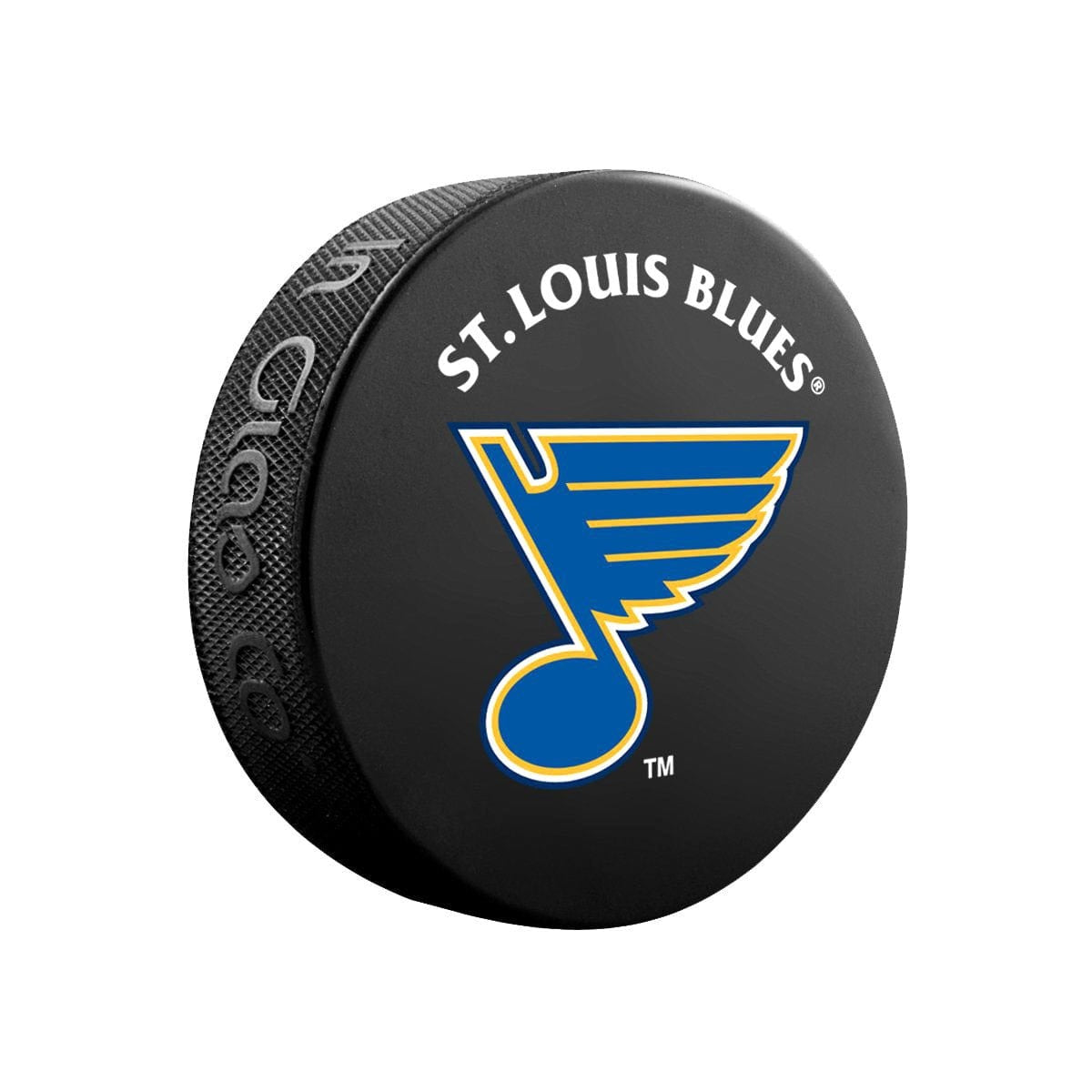 St. Louis Blues Inglasco NHL Basic Logo Hockey Puck - The Hockey Shop Source For Sports