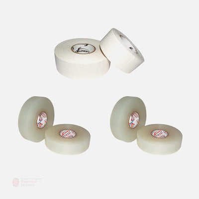 Lowry Sports Hockey Tape Mix Pack - 2 White & 4 Sock