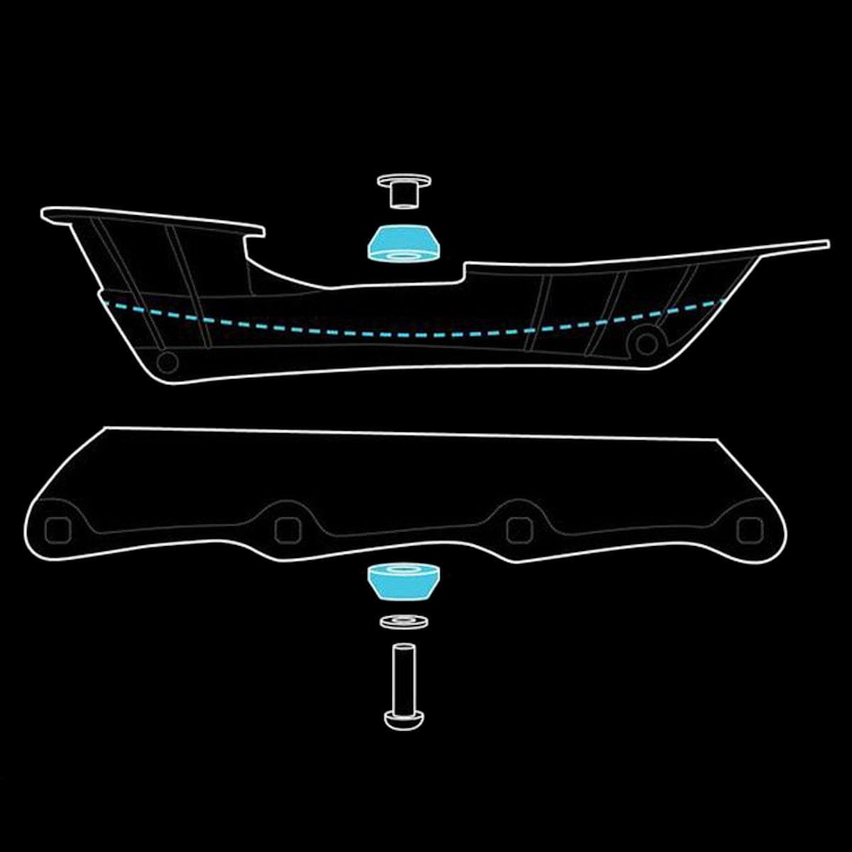 Marsblade Junior Frame Kit Includes Chassis Bearings Wheels For Inline And Roller Training Flow Motion Technology Diagram