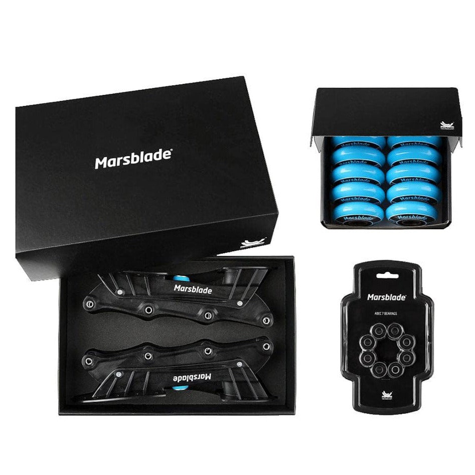 Marsblade Senior Chassis Frame Kit Inline Roller Hockey Training Chassis Wheels Bearings Flowmotion Technology