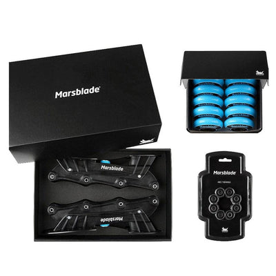 Marsblade Senior Chassis Frame Kit Inline Roller Hockey Training Chassis Wheels Bearings Flowmotion Technology
