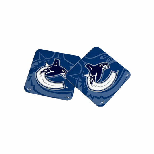 Vancouver Canucks Sports Vault NHL Ceramic Coaster - 2 Pack Blue / 2-Pack - The Hockey Shop