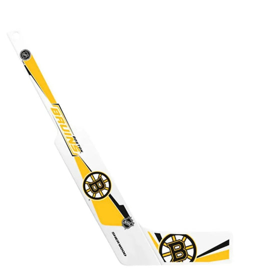 Boston Bruins Inglasco NHL Goalie Mini Hockey Stick White / Goalie Mini Stick - The Hockey Shop
