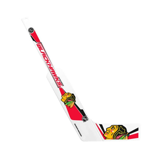 Chicago Blackhawks Inglasco NHL Goalie Mini Hockey Stick White / Goal Mini Stick - The Hockey Shop