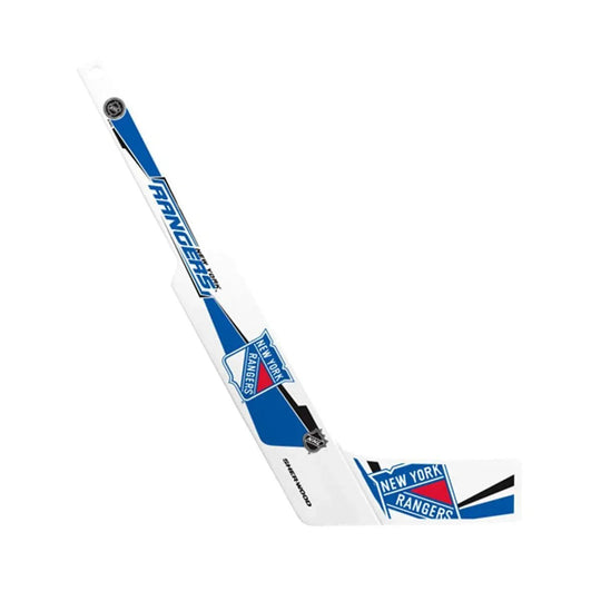 New York Rangers Inglasco NHL Goalie Mini Hockey Stick White / Rangers - The Hockey Shop