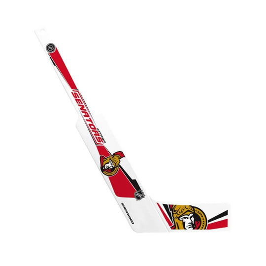 Ottawa Senators Inglasco NHL Goalie Mini Hockey Stick White / Senators - The Hockey Shop