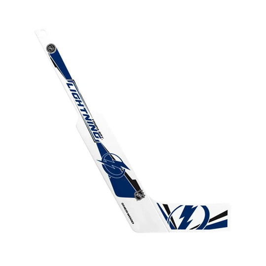 Tampa Bay Lightning Inglasco NHL Goalie Mini Hockey Stick White / Lightning - The Hockey Shop