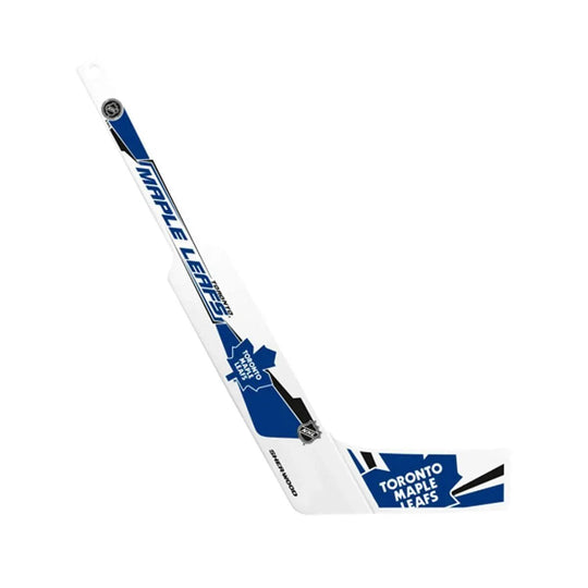 Toronto Maple Leafs Inglasco NHL Goalie Mini Hockey Stick White / Maple Leafs - The Hockey Shop
