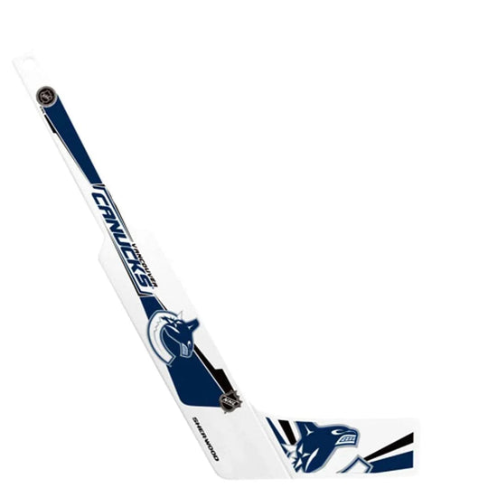 Vancouver Canucks Inglasco NHL Goalie Mini Hockey Stick White / Canucks - The Hockey Shop