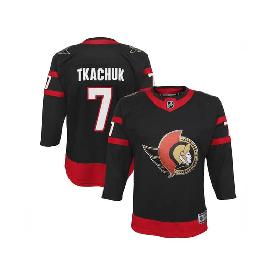 Ottawa Senators Home Outer Stuff Premier Junior Jersey - Brady Tkachuk Black / L/XL - The Hockey Shop