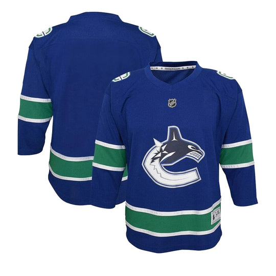 Vancouver Canucks Home Outer Stuff Replica Infant Jersey Royal / 18M - The Hockey Shop
