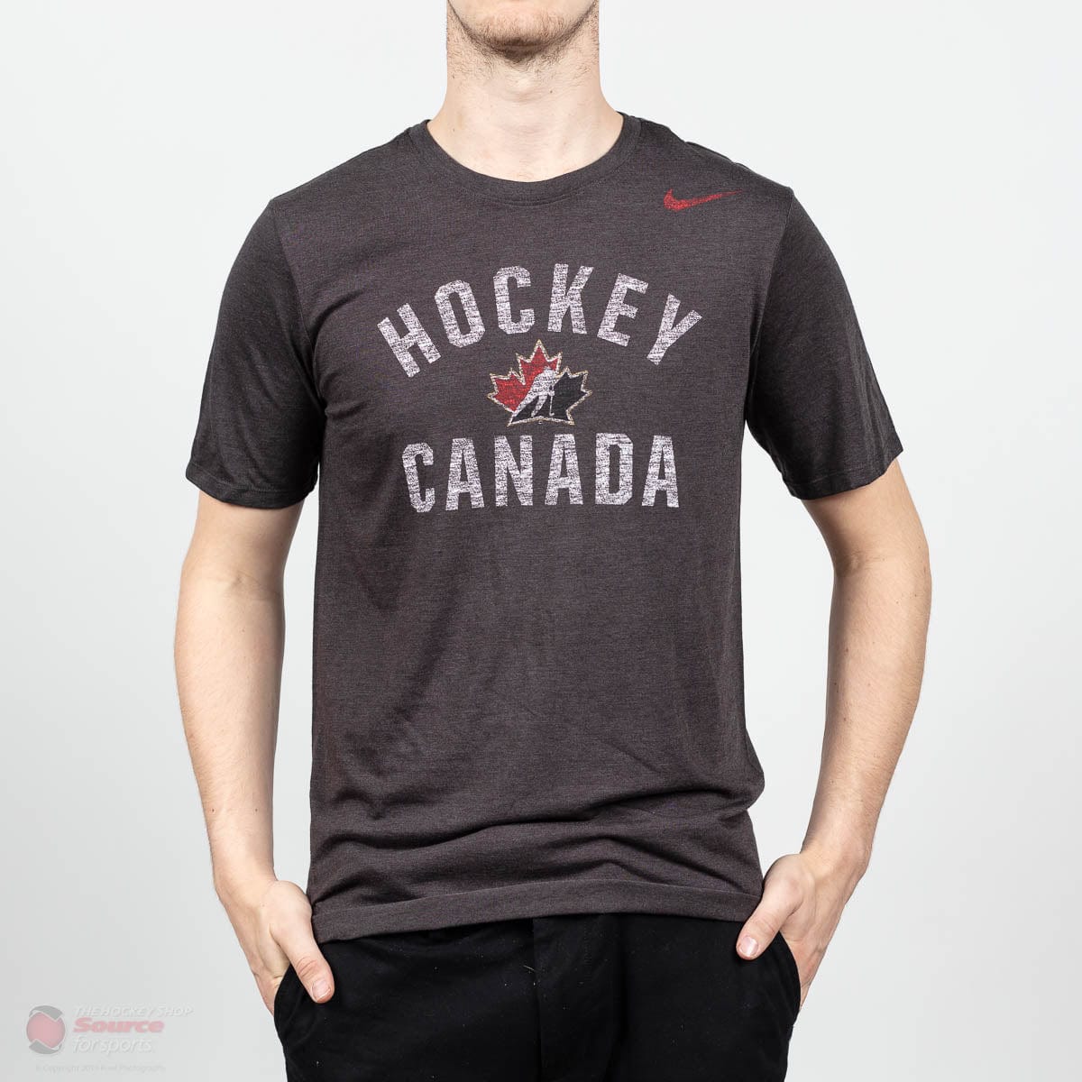 Hockey Canada Nike Distressed Tri-Blend Mens Shirt